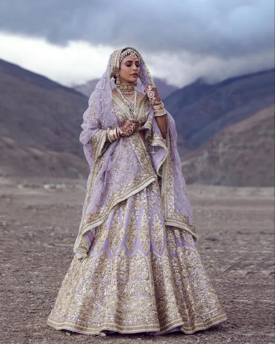 Captivating Lavender Lehengas